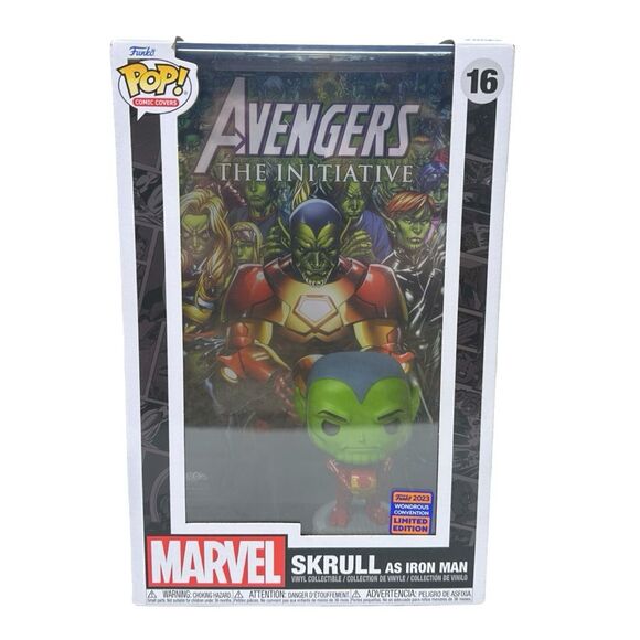 Funko POP! Marvel “Skrull as Iron Man” Avengers Comic Cover No. 16 Limited Ed. - Picture 2 of 4